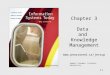 3-1 Chapter 3 Data and Knowledge Management  Robert Riordan, Carleton University