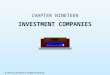 CHAPTER NINETEEN INVESTMENT COMPANIES © 2001 South-Western College Publishing