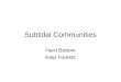 Subtidal Communities Hard Bottom Kelp Forests. Figure 10.22