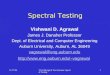 11/17/04VLSI Design & Test Seminar: Spectral Testing 1 Spectral Testing Vishwani D. Agrawal James J. Danaher Professor Dept. of Electrical and Computer