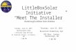 LittleBoxSolar Initiative “Meet The Installer” Boxborough-Littleton Solar Initiative Tuesday, June 23, 2015 Multipurpose Room Littleton Town Offices 41