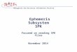 Navigation and Ancillary Information Facility NIF Ephemeris Subsystem SPK Focused on reading SPK files November 2014