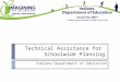 Technical Assistance for Schoolwide Planning Indiana Department of Education