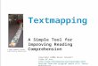 Textmapping A Simple Tool for Improving Reading Comprehension Copyright ©2006 Diana Triplett Terms of Use: //