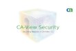 CA-View Security Securing Reports in CA-View r11
