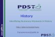 Www. pdst. ie History Identifying Numeracy Moments in History  francesmoss@pdst.ie