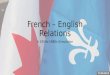 French – English Relations A 1950s-1980s Simulation