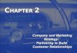 C HAPTER 2 Company and Marketing Strategy: Partnering to Build Customer Relationships