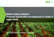 2015-7-2 Better Cotton Initiative Promote Sustainable Development in Cotton Supply Chain BCI China Country Manager Sherry Wu