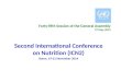 Centrality of nutrition in RBAs  Nutrition at core of Rome-based Agencies’ mandates  Agreement Establishing IFAD: “importance of improving the nutritional