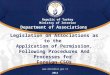 2014 Legislation on Associations as to the Application of Permission, Following Procedures And Processes for Foreign CSOs  Repulic