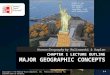 CHAPTER 1 LECTURE OUTLINE MAJOR GEOGRAPHIC CONCEPTS Human Geography by Malinowski & Kaplan Copyright © The McGraw-Hill Companies, Inc. Permission required