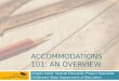 ACCOMMODATIONS 101: AN OVERVIEW Angela Kwok: Special Education Project Specialist Oklahoma State Department of Education 11/13/14
