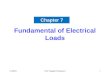 Fundamental of Electrical Loads Chapter 7 7/3/2015Prof. Magdi El-Saadawi1