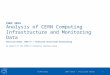 CHEP 2015 Analysis of CERN Computing Infrastructure and Monitoring Data Christian Nieke, CERN IT / Technische Universität Braunschweig On behalf of the