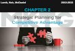 Chapter 1 Copyright ©2012 by Cengage Learning Inc. All rights reserved 1 1 Lamb, Hair, McDaniel CHAPTER 2 Strategic Planning for Competitive Advantage