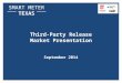 SMART METER TEXAS Third-Party Release Market Presentation September 2014