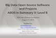 Big Data Open Source Software and Projects ABDS in Summary V: Level 8 I590 Data Science Curriculum August 15 2014 Geoffrey Fox gcf@indiana.edu 