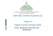 Prof. Wahied Gharieb Ali Abdelaal Faculty of Engineering Computer and Systems Engineering Department Master and Diploma Students CSE 502: Control Systems