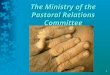 1 The Ministry of the Pastoral Relations Committee