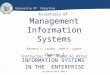 © 2005 By Prentic Hall1 1 University Of Palestine Essentials of Management Information Systems Kenneth C. Laudon, Jane P. Laudon Instructor: Mr. Ahmed