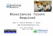 Russ H. Read & Michael V. Ayers  Biosciences Talent Required *Picture at FT W-S Tech Council Sept. 10, 2014