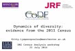 Dynamics of diversity: evidence from the 2011 Census Kitty.Lymperopoulou@manchester.ac.uk ONS Census Analysis workshop 23 July 2014