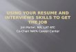 Jim Porter, MA, LAT ATC Co-Chair NATA Career Center