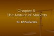 Chapter 5 The Nature of Markets Gr. 12 Economics