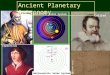 PTYS/ASTR 206Ancient Planetary Astronomy 1/16/07 Ptolemy Copernicus Geocentric Solar System Heliocentric Solar System Galileo Ancient Planetary Astronomy