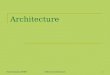 Manish Kumar,MSRITSoftware Architecture1 Architecture