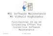 12/07/2015Dr Andy Brooks1 MSc Software Maintenance MS Viðhald Hugbúnaðar Fyrirlestrar 43 og 44 Estimating Effort for Corrective Software Maintenance
