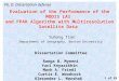 Ph. D. Dissertation defense Evaluation of the Performance of the MODIS LAI and FPAR Algorithm with Multiresolution Satellite Data Yuhong Tian Department