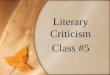 Literary Criticism Class #5. Russian Formalism History 1915 The Moscow Linguistic Circle founded 1916 The Petrograd “Society for the Study of Poetic