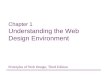 Chapter 1 Understanding the Web Design Environment Principles of Web Design, Third Edition