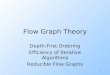 1 Flow Graph Theory Depth-First Ordering Efficiency of Iterative Algorithms Reducible Flow Graphs