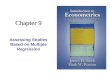 Chapter 9 Assessing Studies Based on Multiple Regression