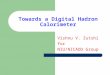Towards a Digital Hadron Calorimeter Vishnu V. Zutshi for NIU/NICADD Group