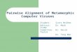 Pairwise Alignment of Metamorphic Computer Viruses Student:Scott McGhee Advisor:Dr. Mark Stamp Committee:Dr. David Taylor Dr. Teng Moh