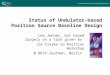 Status of Undulator-based Positron Source Baseline Design Leo Jenner, but based largely on a talk given by Jim Clarke to Positron Workshop @ DESY-Zeuthen,