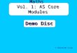 Demo Disc “Teach A Level Maths” Vol. 1: AS Core Modules © Christine Crisp