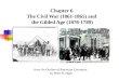 Chapter 6 The Civil War (1861-1865) and the Gilded Age (1878-1789) from An Outline of American Literature by Peter B. High