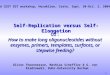 1 Self-Replication versus Self-Elongation Or: How to make long oligonucleotides without enzymes, primers, templates, surfaces, or stepwise feeding? Oliver