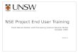 NSE Project End User Training Tcard Reconciliation and Processing Lecture Session Notes October 2007 Version 2
