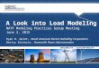 A Look into Load Modeling NATF Modeling Practices Group Meeting June 3, 2015 Ryan D. Quint, North American Electric Reliability Corporation Dmitry Kosterev,