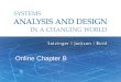 Systems Analysis and Design in a Changing World, 6th Edition 1 Online Chapter B