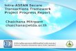 Title Sub Title Intra-ASEAN Secure Transactions Framework Project Progress Report Chaichana Mitrpant chaichana@etda.or.th