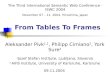 From Tables To Frames Aleksander Pivk 1,2, Philipp Cimiano 2, York Sure 2 1 Jozef Stefan Institute, Ljubljana, Slovenia 2 AIFB Institute, University of