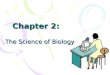 Chapter 2: The Science of Biology. Scientific inquiry: Making observations in nature, asking questions about these observations, and actively seeking