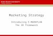 Marketing Strategy Introducing E-MARKPLAN The 3R framework